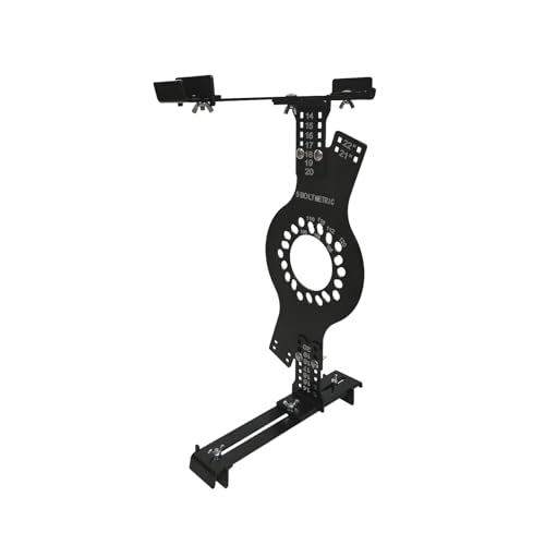 Wheel Fitment Simulator Tool, 14"-22" Tire Rim Size Measuring Mockup Offset Tool | Wheel Offset Measuring Tool, 5 Lug Metric - color: 5-Lug Metric