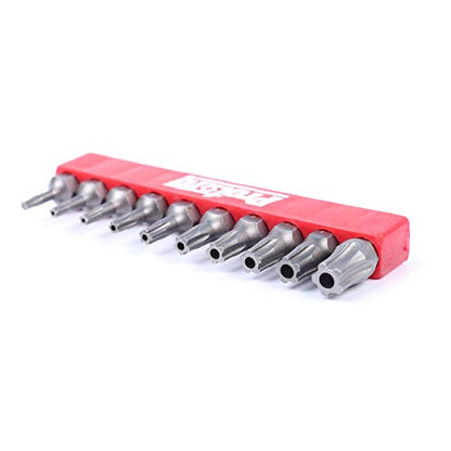 Protorq TORX PLUS IPR, Torx Plus 5-Point Tamper-Proof Security Bits (IPR 7-IPR 40), 25mm, 10 -Pieces, High Grade S2 Steel - size: 10pc 1 in. Torx Plus IPR