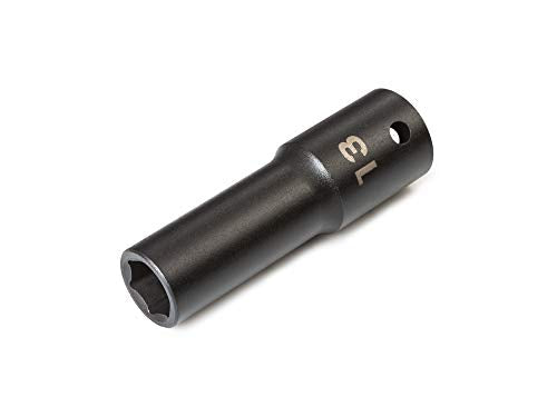 TEKTON 1/2 Inch Drive x 13 mm Deep 6-Point Impact Socket | SID23113 - size: 13 mm, style: Deep