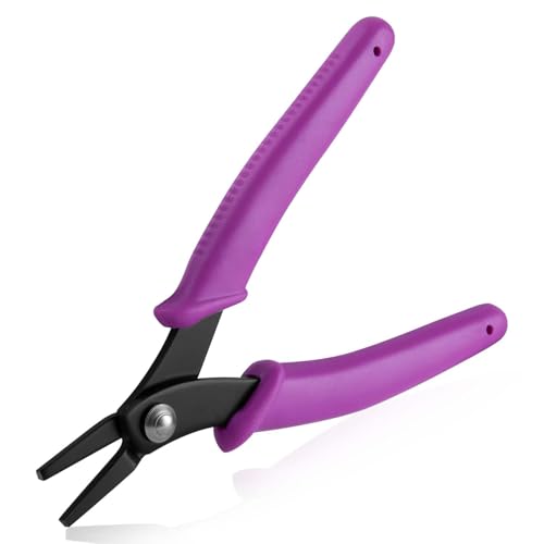 SPEEDWOX 5.5 Inch Mini Flat Nose Pliers for Jewelry Making Duckbill Pliers Smooth Jaw Small Flat Plier Hand Tools for Bending Straightening Wires Opening Rings DIY Craft - size: 5.5" Flat Nose