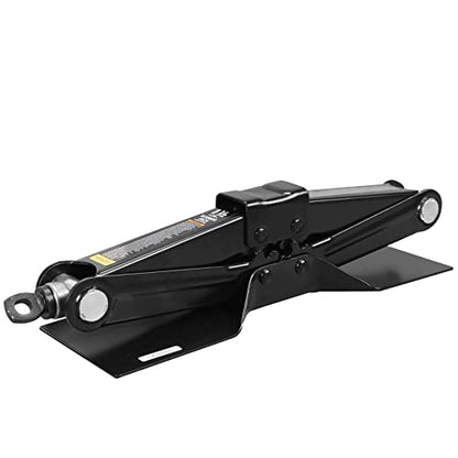 Big RED AT10152BR Torin Steel Scissor Lift Jack Car Kit, 1.5 Ton (3,000 lb) Capacity, Black