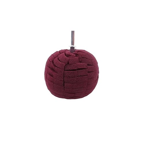 Car Polishing Pad Buffing Foam Sponge Pad Cone Polisher Buffer Pad Automotive Waxing Kit for Car Wheel Hub Headlight Polishing Angle Grinder Sanding Disc(Hard 1pc-01) - color: Hard 1pc-01