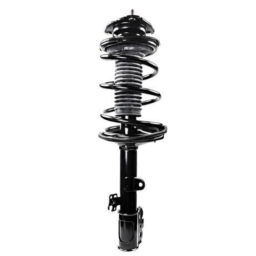 Detroit Axle - AWD Front Steering Knuckles and Wheel Hub Bearings Struts and Coil Spring Replacement for 2011 2012 2013 2014 Toyota Sienna - size: 4QU47784/ Big strut kit