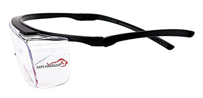 SAFE HANDLER Duarte Anti fog Safety Glasses Over Eyeglasses, 144 pack | ANSI Z87.1, Impact & Scratch Resistant UV 400 Eyewear for Men & Women — Built in side shield and Adjustable Temples - style: 144 Pairs