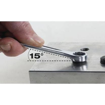 Beta 42 Series 15-piece Metric Combination Wrench Set, 6mm - 24mm | Made in Italy | 15° Offset Open and Box End|12-Point Box End|Chrome Nickel-Plated Steel|Automotive, Industrial, Professional - size: Set of 15