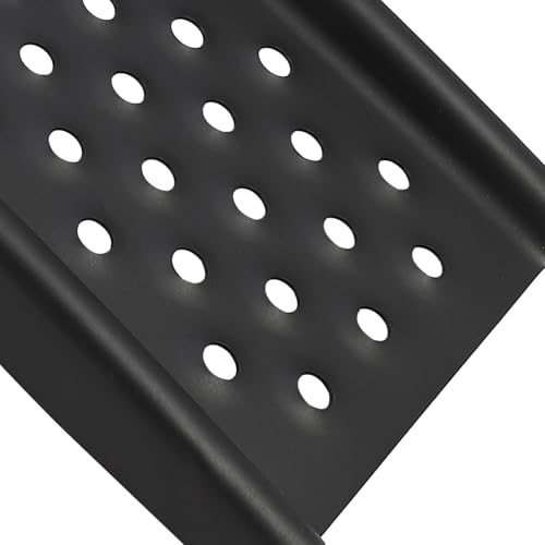 Heavy Duty Car Ramp Set of 2, 4000 Lbs Capacity Auto Ramps, Solid Steel Vehicle Truck Repairs Ramp for Oil Change, Car Repair, Garage Maintenance, Easily Up to 8", Black