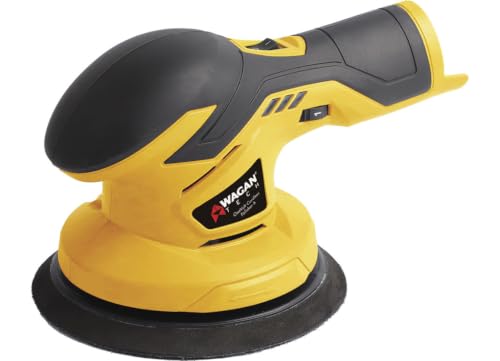 Wagan EL6400 OneVolt Cordless Polisher 6 Dual Action 6-Inch Car Waxer Buffer Kit with 2x 12V 2.0Ah Batteries, 6-Variable Speed, Extra Attachments for Car Detailing, Polishing and Waxing