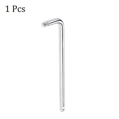 Breaker Bar - [1/4 Inch Drive] L Shape Socket Wrench Extension for Car Mechanical Equipment Repair Use, CR-V Steel