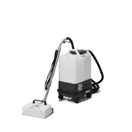 Dapper Commercial Box Carpet Extractor with 13" Motorized Brush Head, Cold Water Extraction, Strong Suction and 6.5 Gal Tanks — Ideal for Hotels, Offices, & Commercial Cleaning - size: 6.5 Gal - Cold Water Extraction