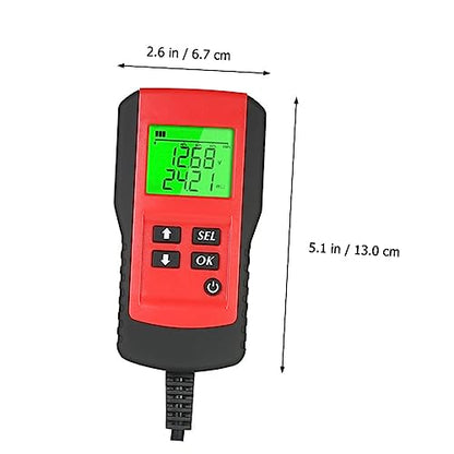 ABOOFAN Battery Tester Charger Car Battery Analyzer Digital Material Car Supply