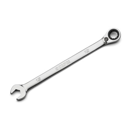 Capri Tools 12 mm 120-Tooth Ultra-Smooth Reversible Ratcheting Combination Wrench, XL Long Series, Metric, 12-Point - size: 12 mm
