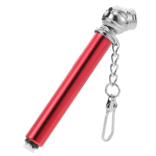 Mini Metal Tire Pressure Gauge Pen with Tread Depth Gauge and Built-in Deflator Valve for Cars and Bikes