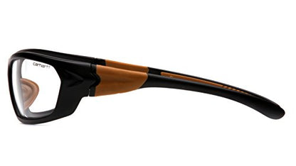 Carhartt Unisex Sandstone Bronze Lens - color: Clear Lens/ Black/Tan Frame