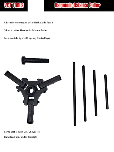 VCT Harmonic Balancer Damper Pulley Puller Remover Extractor Kit