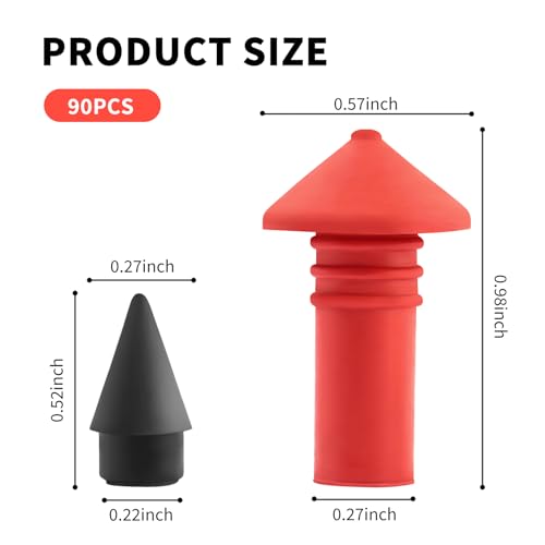 Mushroom Tire Plug Kit with 90PCS Pins,Practical Rapid Plug 2.0 Tire Repair for Flat Tire Repair Kit,Car Accessories Mushroom Plug Tire Repair Kit Fits Tubeless Tires (90pcs small mushroom heads) - color: 90pcs small mushroom heads