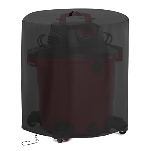 Kingling Cover for Shop Vac for 12-16 Gallon Shop Wet Dry Vacuums | Wet and Dry Shop Vacuum Cleaners Dust Cover Protection 24''D x 26.5''H Black - size: 24''D x 26.5''H