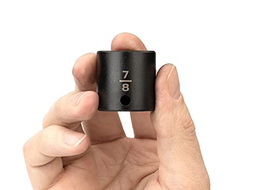 TEKTON 3/8 Inch Drive x 7/8 Inch Shallow 6-Point Impact Socket | SID12022 - size: 7/8-Inch, style: Shallow