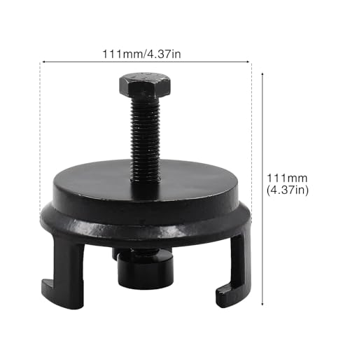 Crank Pulley Puller and Installer Set 25264 Harmonic Balancer Puller LS Crank Pulley Puller Installer Kit Compatible for GM Chrysler Dodge Jeep, black