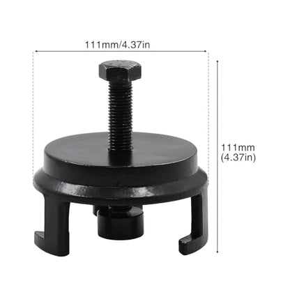 Crank Pulley Puller and Installer Set 25264 Harmonic Balancer Puller LS Crank Pulley Puller Installer Kit Compatible for GM Chrysler Dodge Jeep, black