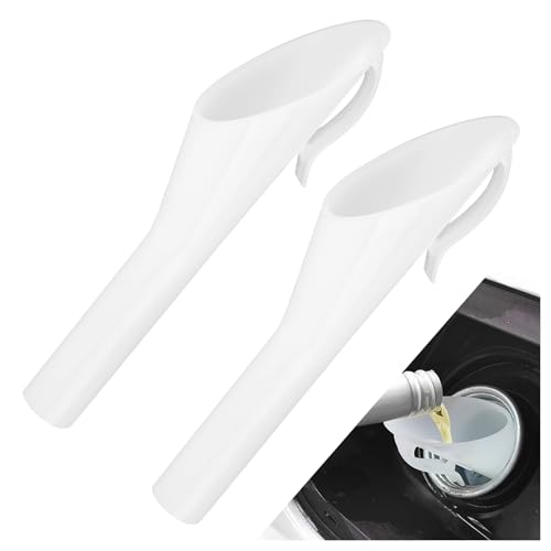 2PCS Funnels for Automotive Use,Replacement for OEM#8U5A-17b068-EB 1782177 Original Capless Fuel Funnel,Compact Spare Uncapsless Capt Tank Funnel Compatible with Ford - color: 2PCS