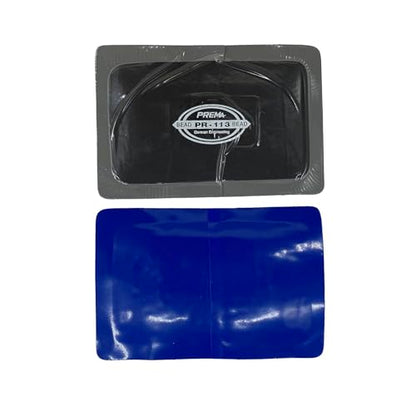 PREMA PR-113 Radial Tire Patches - Passenger Tire and Truck Tire Repair Patches - 5 x 3-1/4 inch Vulcanizing Tire Patches - 10 Per Box - Use in Place of PR-112 in Heavy Duty Applications.
