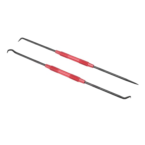 2 Sets O Ring Pick, Carbon Puller Tool with Removable Hook Head for Cars, Efficient Fast Oil Seal Removal