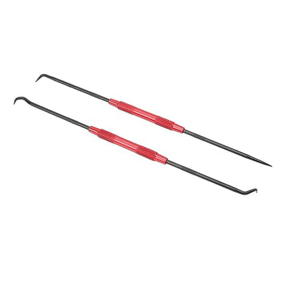 2 Sets O Ring Pick, Carbon Puller Tool with Removable Hook Head for Cars, Efficient Fast Oil Seal Removal