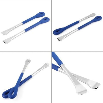 Motorcycle Tire Lever Tool Set Heavy Duty Tire Change Spoon for Garage Travel Use 2Pcs
