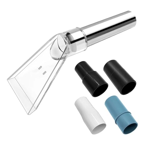Extractor Hand Wand with Clear Head for Upholstery & Carpet Cleaning,Car Detailing Vacuum Wand for Portable Extractors
