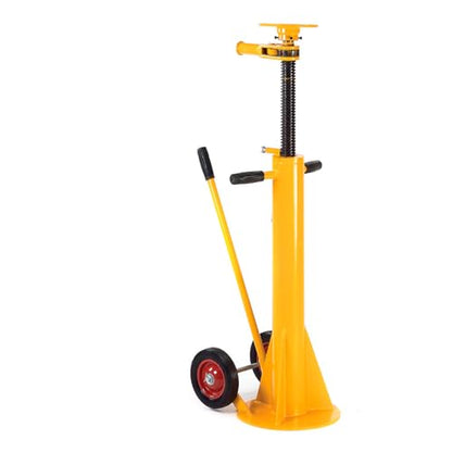 GLOBAL INDUSTRIAL 100,000 Lb. Static Capacity Standard Duty Trailer Stabilizing Jack Stand | Stabilizing Jack Stand, 40,000 lb. Lifting Capacity, 39-1/2" to 51" Height Adjustment