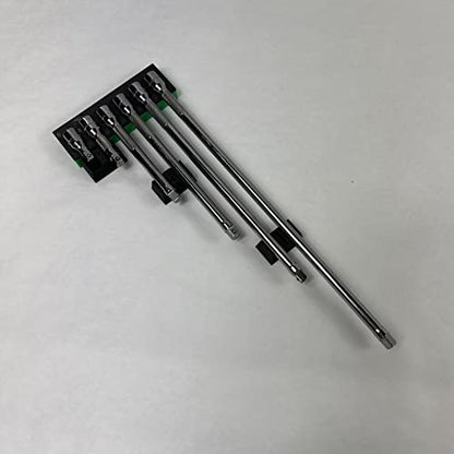 MagAttach Socket Extension Organizers (1/4", Green/Black) - color: Green/Black, size: 1/4"