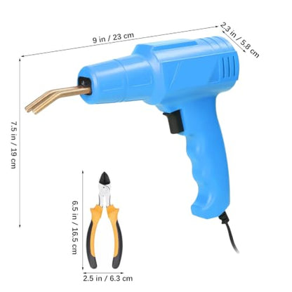 Portable Handheld Plastic Welding Machine and Rapid Heating 100w with Overheat Protection Includes Welding Tools and US Plug for Car Bumper Repair Kit