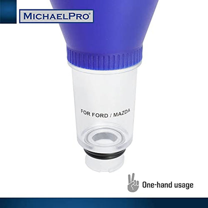 MichaelPro Spill-Free Oil Funnel for Ford and Mazda Vehicles, Hands-Free Design for Oil Changing, Saves Time and Effort | MP009076