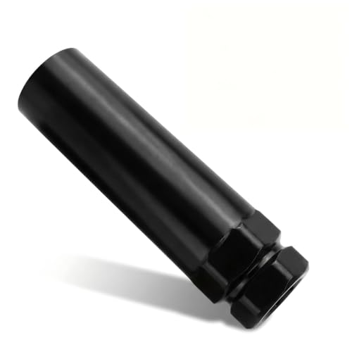 Small 6 Spline Lug Nut Socket, Car Wheel Lock Removal Tool, Replacement Lock Key for Aftermarket 6-Spline Wheel Nuts, for 19 mm (3/4 Inch) & 21 mm (13/16 Inch) Hex Socket Wrench - color: Black#6s