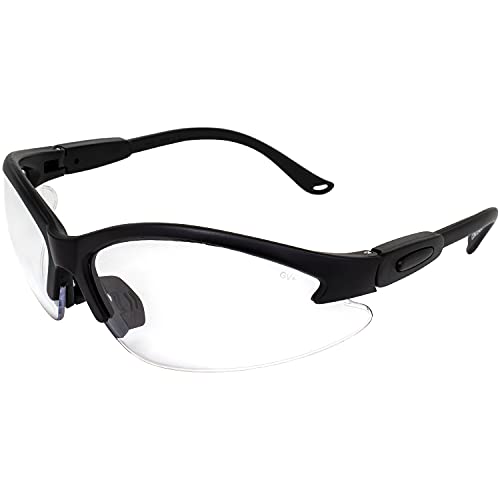 Global Vision Safety Shop Glasses - color: Black Frame/Clear Lens