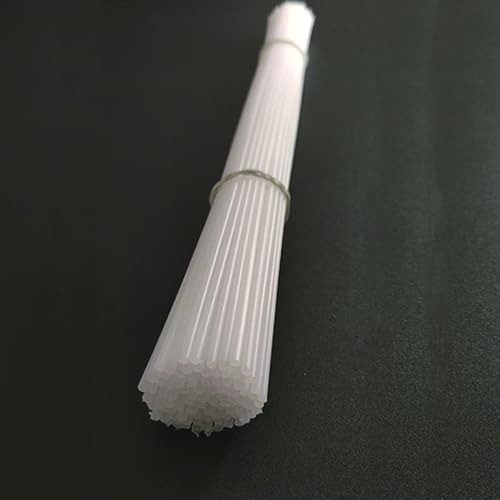 40 Pcs 16-Inch Length White HDPE Plastic Welding Rod,1/8" Diameter,High Density Polyethylene Welding Rod for Car Bumper,Water Tanks,Canoe and Plastic Bins - color: White