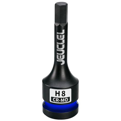 8mm Hex Impact Bit Socket, H8 1/2" Drive Allen Socket, Cr-Mo Steel | 3-Inch, Lengthen Hex Screwdriver Adapter for Electric Ratchet Wrenches Fastening Screws, Socket Wrench, Head Drill - size: 1PC | H8 8MM