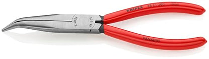 KNIPEX Long Nose 40 Angled Pliers w/out Cut, Red | bike-hand-tools