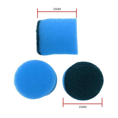 26Pcs Set 1Inch Mini Car Foam Drill Polishing Pad 25mm Detail Sponge Wool Waxing Buffing Pads with Backer for Rotary Tool