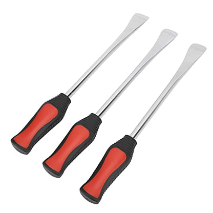 Tire Spoon Lever Iron Tool Set, Professional Tire Changing Kit for Motorcycle Bike ATV, Chrome Vanadium Steel Tire Repair Tool with Valve Core Extractor and Protective