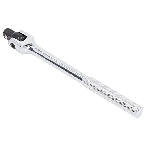 AMAKO 1/2 Breaker Bar 10" Length: Breaker Bar 1/2 inch Drive with 180° Rotatable Head,CR-V Steel