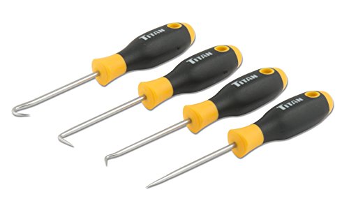 Titan 17712 Pick and Hook Set (4 Piece) - size: 4pc Mini Pick and Hook