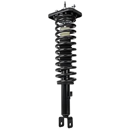 Detroit Axle - Rear Struts for 1999-2000 Chrysler Cirrus Dodge Stratus Plymouth Breeze, w/Coil Spring Replacement Suspension Quick Install Ready Shocks Assembly - size: 171311 x2/PAIR