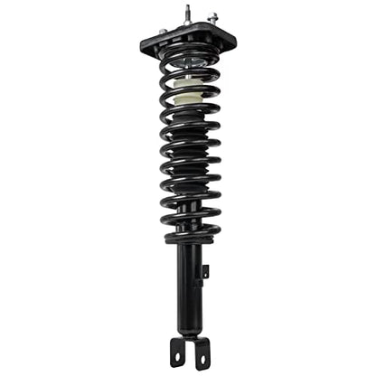 Detroit Axle - Rear Struts for 1999-2000 Chrysler Cirrus Dodge Stratus Plymouth Breeze, w/Coil Spring Replacement Suspension Quick Install Ready Shocks Assembly - size: 171311 x2/PAIR