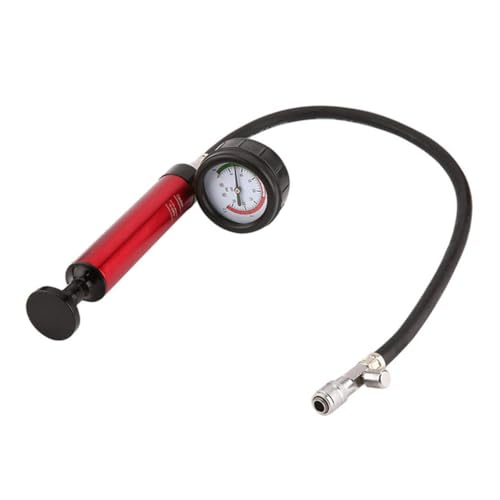OUNONA 14Pcs Water Pressure Tester Kit for Car Radiator Leak Detection Auto Cooling System Leak Detector Tool with Quick Release Couplings and Easy to Read Gauge