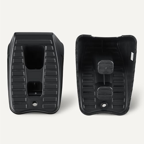 Amazon Basics Automotive Wheel Chocks, 2-Pack, Black
