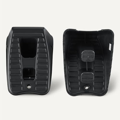Amazon Basics Automotive Wheel Chocks, 2-Pack, Black