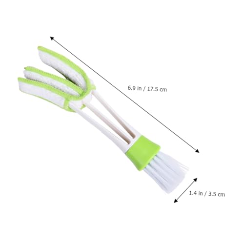 Ciieeo Car Air Vent Detail Brush 3pcs Set Double-Ended Louver Cleaner Duster for Automotive Air Conditioner Vents Interior Crevice Cleaning Tool for Car Dashboard