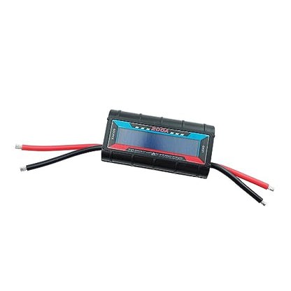 200A High Precision RC Watt Meter Power Analyzer Voltage Amp Meter, Wattmeter Tester Amp Meter Monitor with Real-time Reading Backlight Digital LCD Screen for Battery, Solar, Wind Power - style: 200A