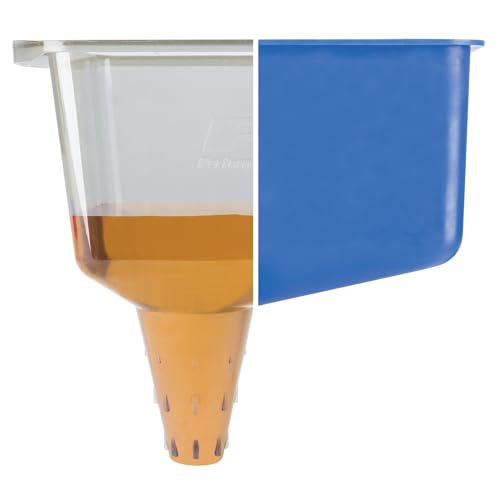 Performance Tool W4055 Clear View Easy Hold Funnel 2 Pint - Hands-Free Oil Changes, Secure Fit, Easy Monitoring